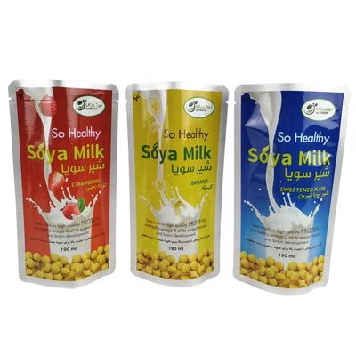 NY PE ผงซักฟอก Doypack Stand Up Pouch, PET Liquid Stand Up Pouch พร้อม Spout