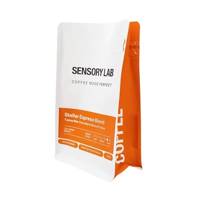 พิมพ์ตามสั่ง 250g 340g 500g ถุงกระเป๋าสะพายด้านข้างที่สามารถบีโอเดเกรดได้ กระเป๋าสะพายพลาสติก Mylar Foil กระเป๋าสะพาย