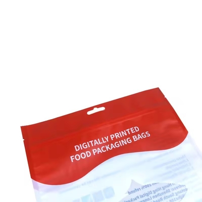 พิมพ์ Mylar Zip Lock Bag กระเป๋าบรรจุอาหารว่าง กระเป๋าบรรจุอาหารอาหารว่าง กระเป๋าบรรจุ Holographic Reusable