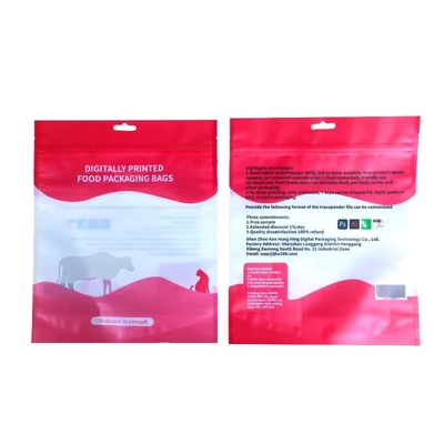 พิมพ์ Mylar Zip Lock Bag กระเป๋าบรรจุอาหารว่าง กระเป๋าบรรจุอาหารอาหารว่าง กระเป๋าบรรจุ Holographic Reusable