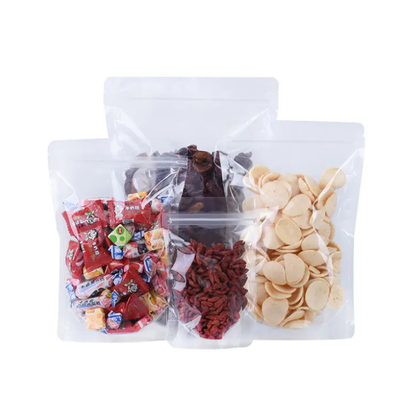 PET กระเป๋าพลาสติก Ziplock กระเป๋า Mylar กระเป๋า Ziplock ยืนขึ้น อาหาร เครื่องปรุงรส Powder Packaging Bag