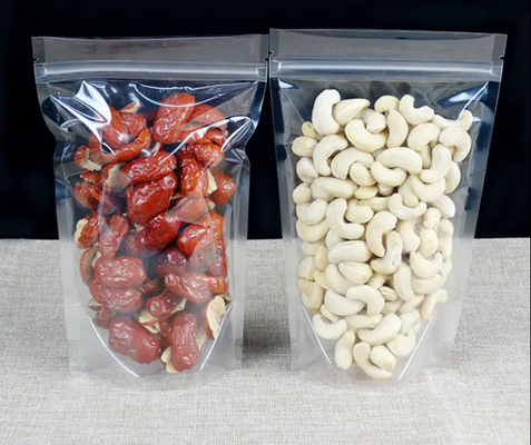 PET กระเป๋าพลาสติก Ziplock กระเป๋า Mylar กระเป๋า Ziplock ยืนขึ้น อาหาร เครื่องปรุงรส Powder Packaging Bag