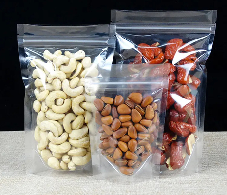 PET กระเป๋าพลาสติก Ziplock กระเป๋า Mylar กระเป๋า Ziplock ยืนขึ้น อาหาร เครื่องปรุงรส Powder Packaging Bag