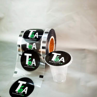 Custom Clear Boba Tea Cup Packaging Roll พลาสติก บุบบอล ซีลฟิล์ม สําหรับกาแฟ ไวน์ โซดา น้ําแร่ วิสกี้