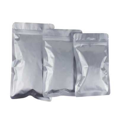 Hotsale อาหารเกรด ปลาสติกซิลลิ่ง ซิปป์ซิลเวอร์กระเป๋า Mylar ซิปล็อคบรรจุพัสดุพิมพ์กระเป๋าอลูมิเนียมตามสั่ง