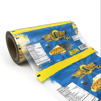 สูตรการพิมพ์ Bopp PET CPP PE โล่หนังผสมโลหะ แพคเกจยืดหยุ่น อาหารว่าง ของหวาน อาหารพีซ่า ผนังพลาสติก