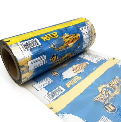 สูตรการพิมพ์ Bopp PET CPP PE โล่หนังผสมโลหะ แพคเกจยืดหยุ่น อาหารว่าง ของหวาน อาหารพีซ่า ผนังพลาสติก
