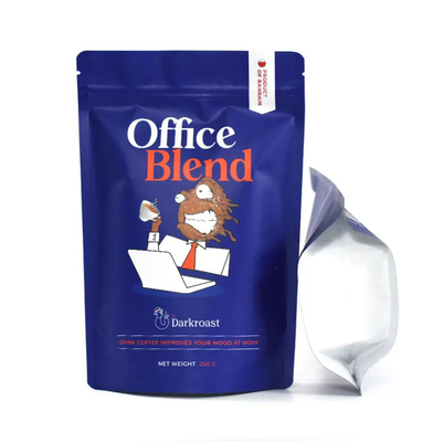 ออกแบบตามสั่ง พิมพ์กันกลิ่น 100g 500g ยืนขึ้น ซิปเปอร์ กระเป๋า กระเป๋าอาหารเสริม Whey กาแฟ แพคเกจ Mylar กระเป๋า