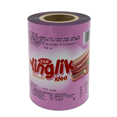 อาหารเกรด บรรจุภัณฑ์ยืดหยุ่น PET หนัง laminating พลาสติก หนัง laminated รูปแบบม้วน รูปแบบพิมพ์ กันความชื้น อัตราต่อรองอ่อน