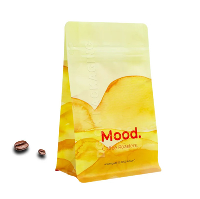 โลโก้ตามสั่ง กล่องด้านล่างเรียบ ผงกาแฟ แพคเกจละเมิด 100 กรัม 150 กรัม 250 กรัม 500 กรัม ถุง 1 กิโลกรัม พร้อมวาล์ว