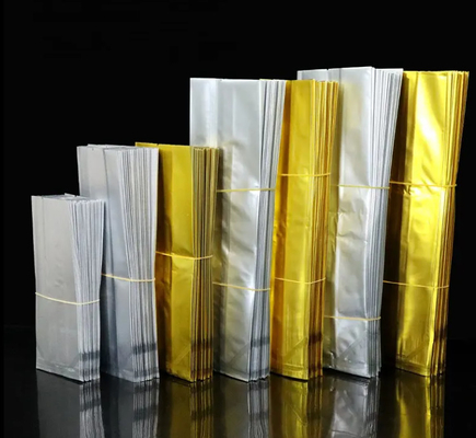 การออกแบบตามสั่ง พิมพ์โฟลยอลูมิเนียม Mylar ยืนขึ้น กระเป๋าสตางค์ปัดร้อน ด้านกระเป๋า Gusset อาหาร กระเป๋าชาม กระเป๋าบรรจุ กระเป๋าด้วยโลโก้
