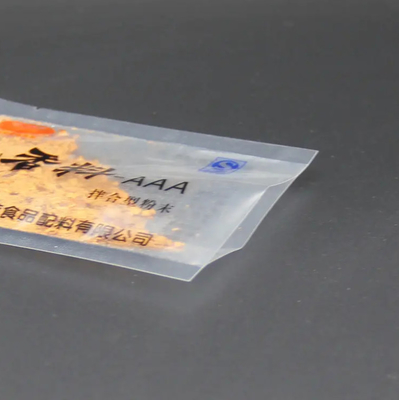 Eco Friendly Custom Printed Plastic Small Bag Seasoning Spice Sugar 3 ทิศ ซีลลิ่ง กระเป๋าบรรจุอาหารโปร่งใส