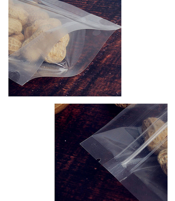 100 ชิ้น ถุงตั้งได้ใสเต็มรูปแบบ พร้อมซิปล็อค ถุงบรรจุภัณฑ์ของขวัญแบบปิดผนึกซ้ำได้ สำหรับเก็บอาหาร