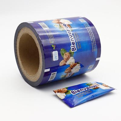 Hot Sale Custom Printed Laminated Food Grade Plastic Roll Film Flexible Packaging For Soap Wrapping