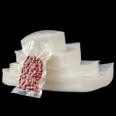 Wholesale BPA-Free Transparent Polyester Film Plastic Bags Food Grade Vacuum Bags, With Gravure Printing Surface, For Meat Packaging