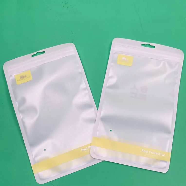 Hi-Q Custom Logo Self Seal Zipper พลาสติก ขายปลีก แพคเกจ 3 ด้าน ปราง ลาย Zipper กระเป๋าพลาสติก